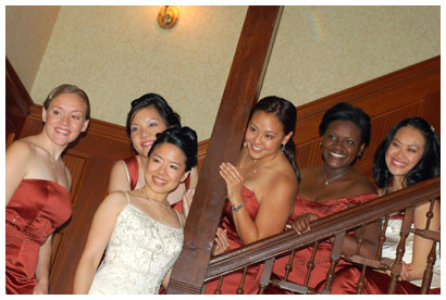All the bridesmaids