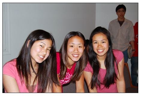 Olivia, Jen, and Jen in 2007